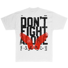 Load image into Gallery viewer, Don't Fight Alone Wings White Tee
