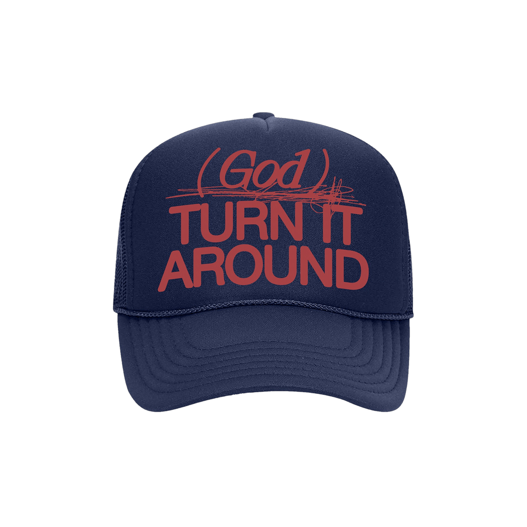 Turn It Around Navy Hat